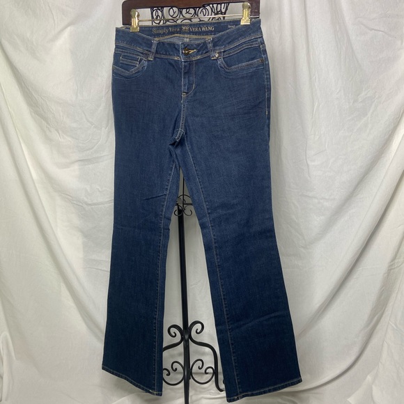 Simply Vera Vera Wang Boot Mid Rise Jean Size 6 - Picture 2 of 8